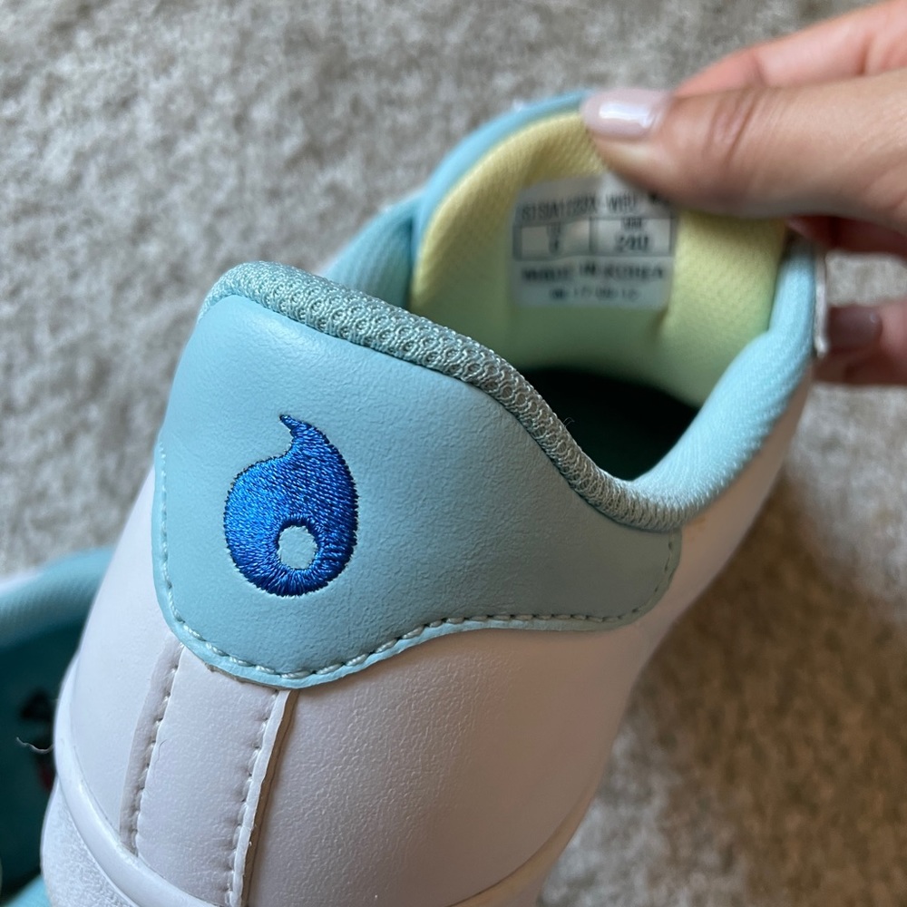 FILA X Pokemon Court Deluxe shoes korea exclusive nintendo US 6 blue squirtle - Picture 10 of 13